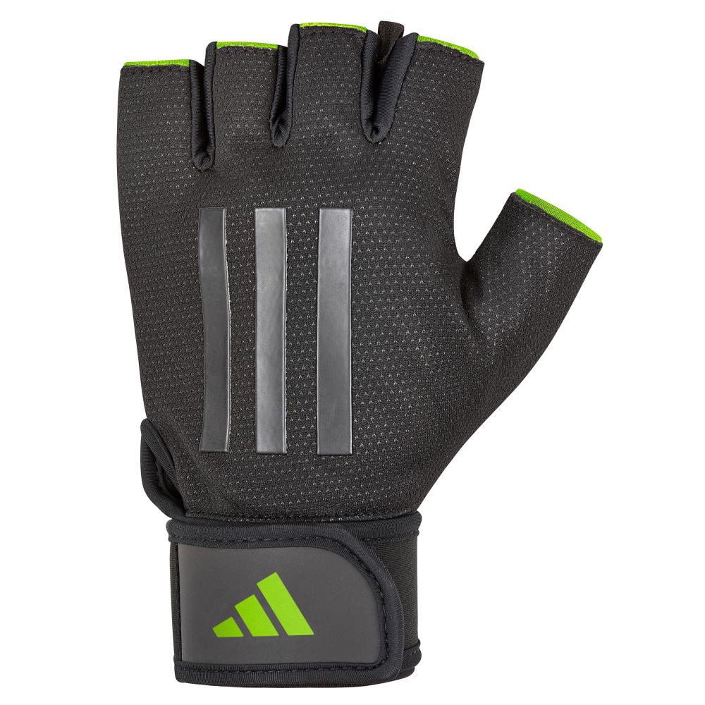 Adidas Half Finger Weight Lifting Gloves - Green