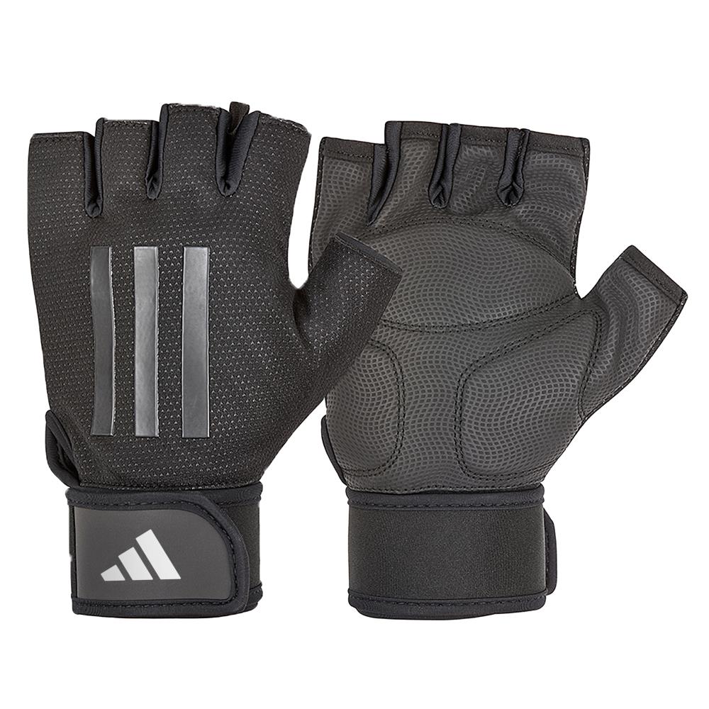Adidas Half Finger Weight Lifting Gloves - Grey Pair