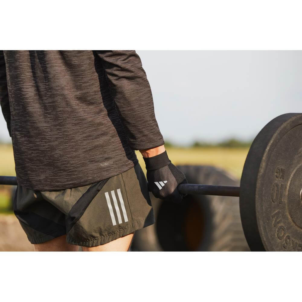 Deadlifts with the Adidas Full Finger Essential Gloves