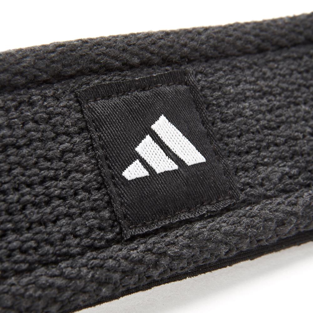 Adidas Lifting Straps Black Logo 