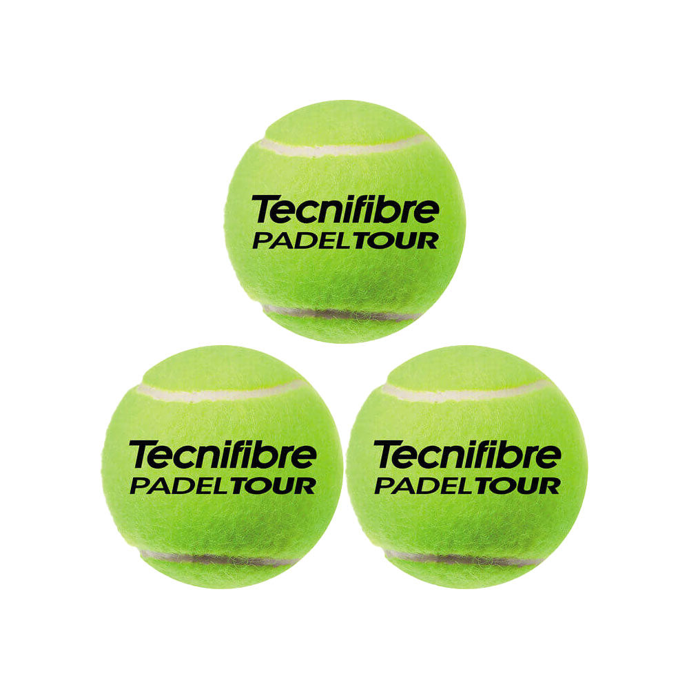 Tecnifibre Padel Tennis Tour Balls Pack of 3
