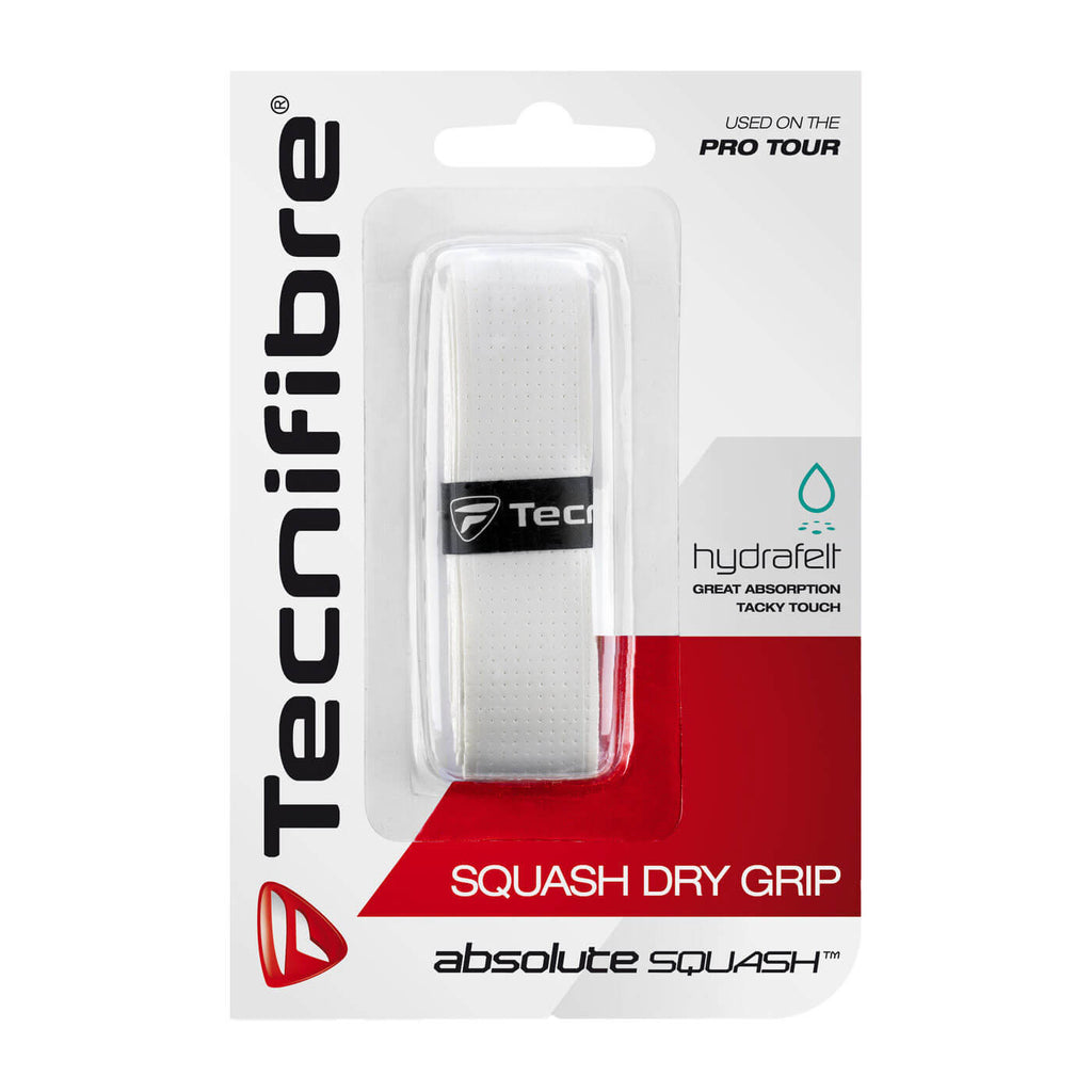 Tecnifibre Squash Dry Grip - White