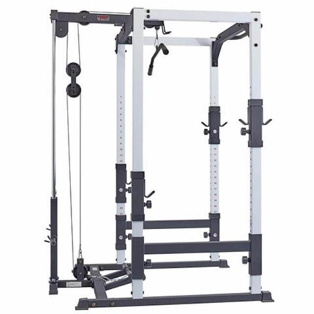York FTS Commercial Power Cage Lat Pull Down and Low Row Attachment