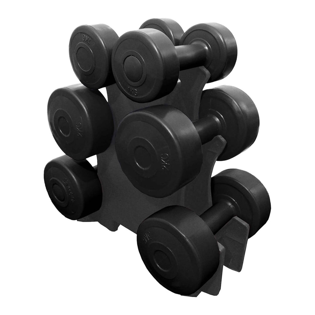 Azure Dumbbell Set with Stand