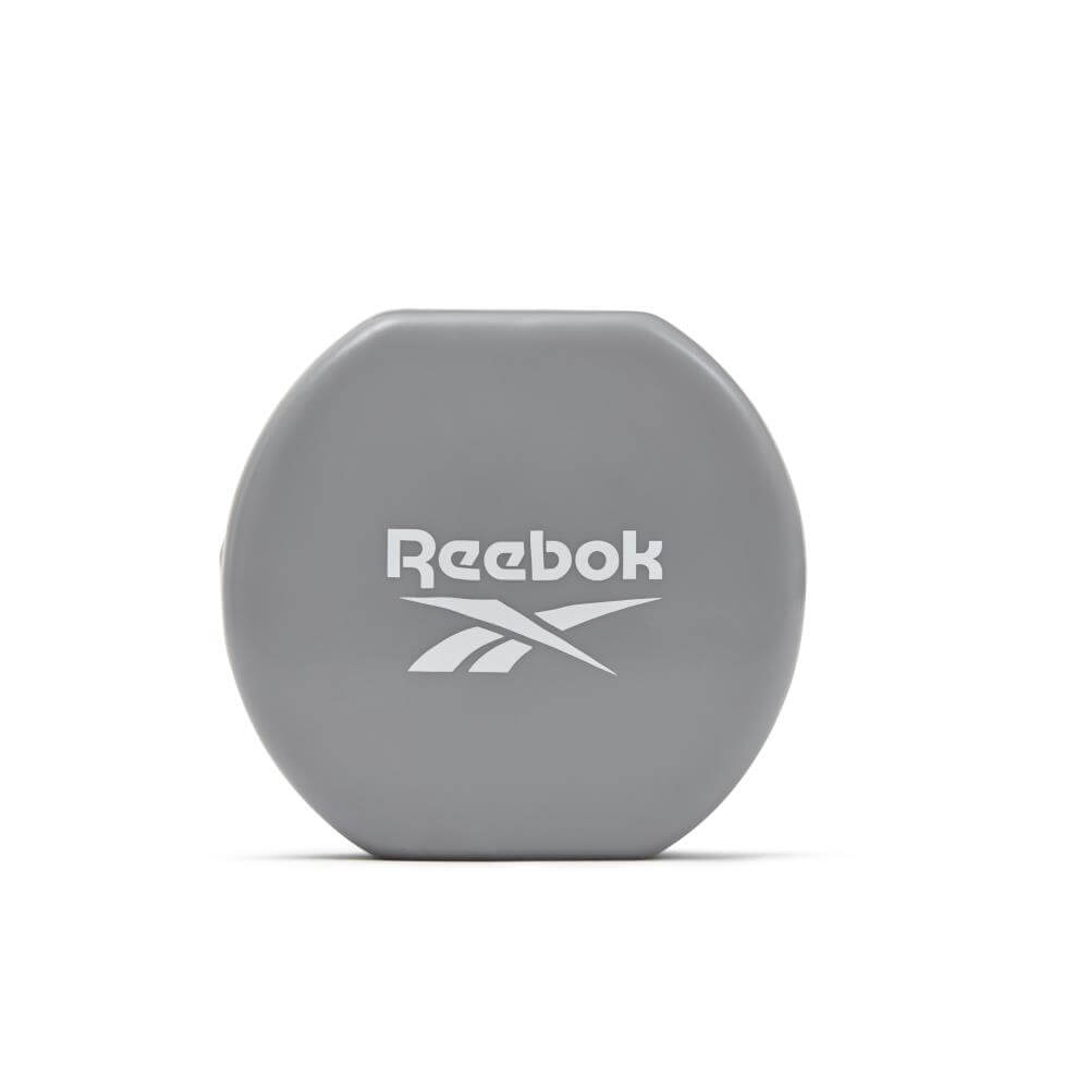 Reebok 4kg Dumbbells showing Reebok logo