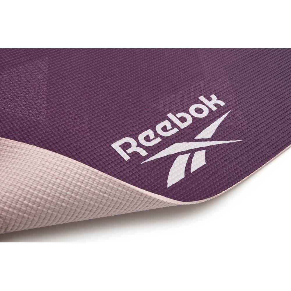 Reebok 4mm Yoga Mat Geometric showing Reebok logo