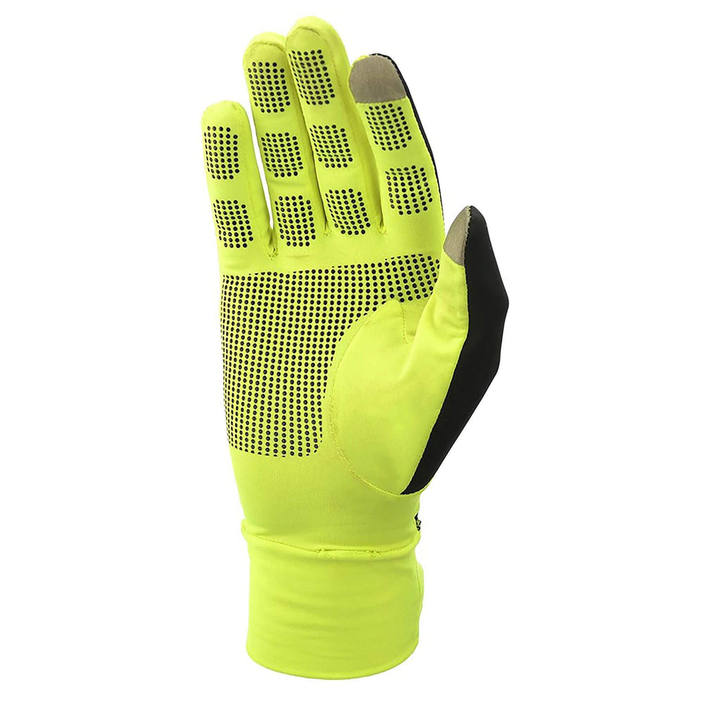 Reebok All-Weather Running Gloves - textured palm and finger and thumb suitable for mobile phone use