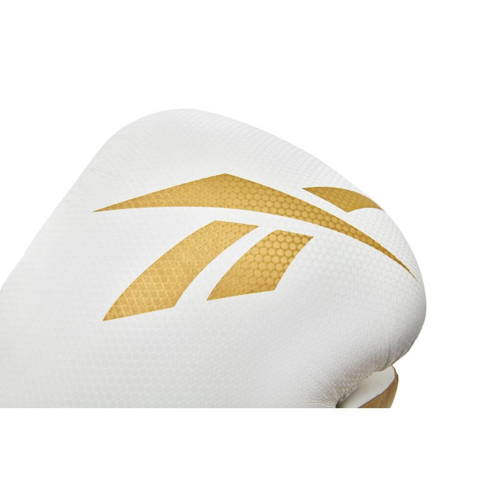Reebok Boxing Gloves - White and Gold - vector logo