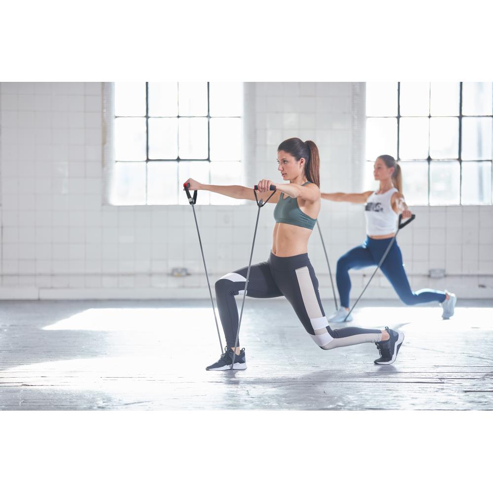 Women doing resistance training with a Reebok Resistance Tubes - Light