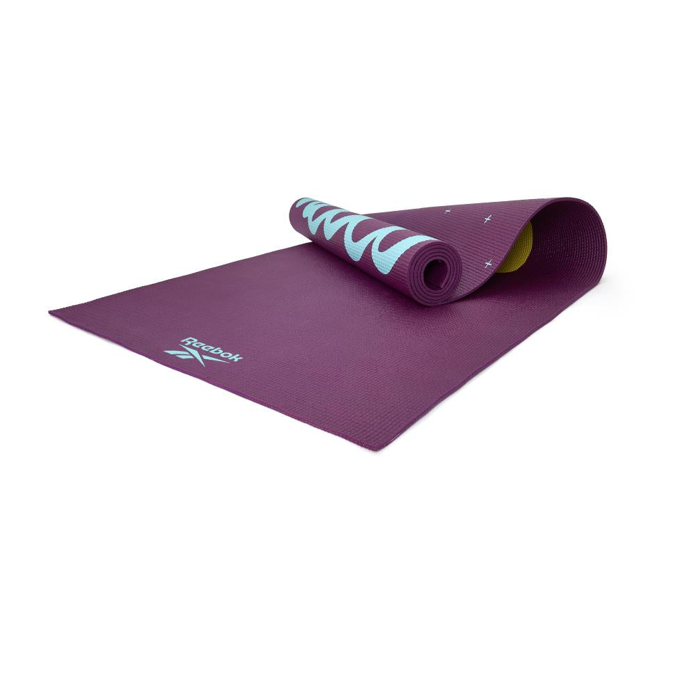 Reebok Hello Hi Double Sided 4mm Yoga Mat - Reversible Design
