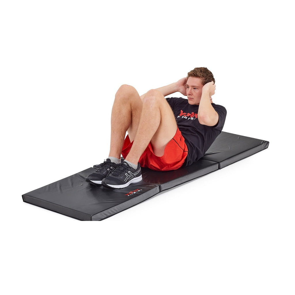 Sit Ups on the York Ultimate Folding Exercise Mat