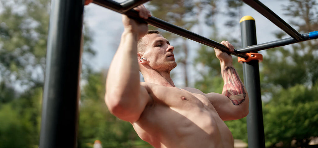 What muscles does a pull-up bar work?