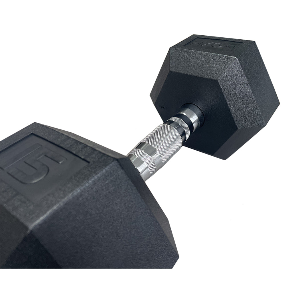 HXGN Pro Hex 15kg Dumbbell - Black
