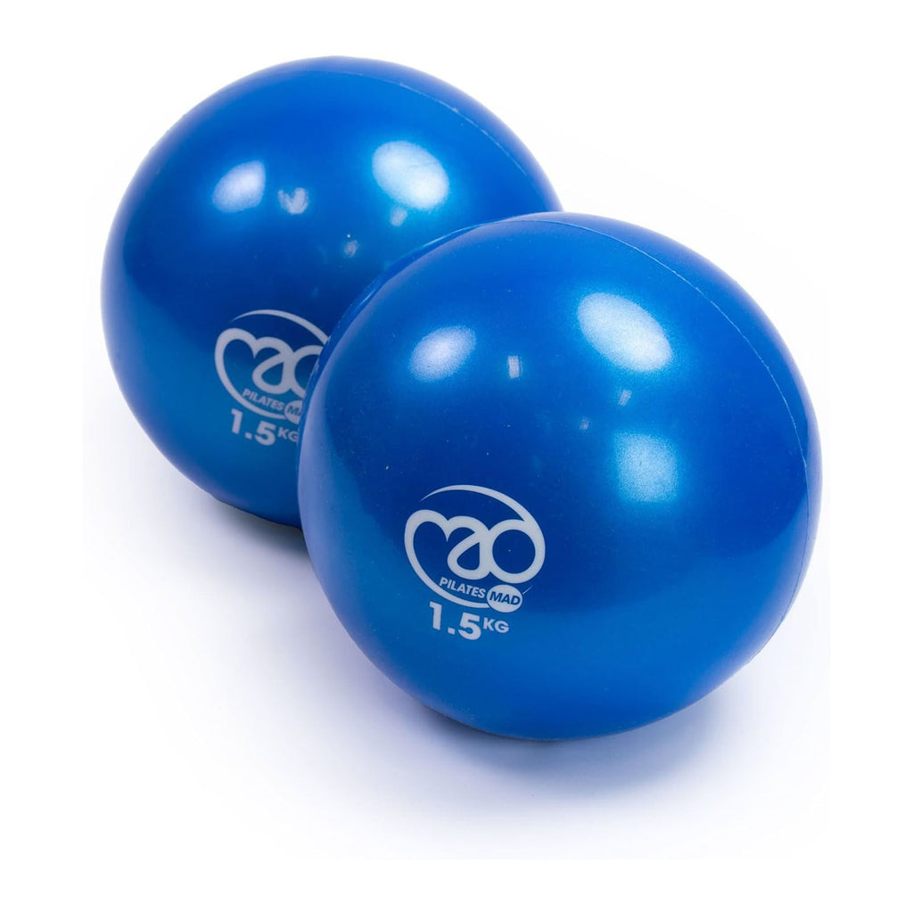 Pilates Mad 2 x 1.5kg Soft Pilates Weights