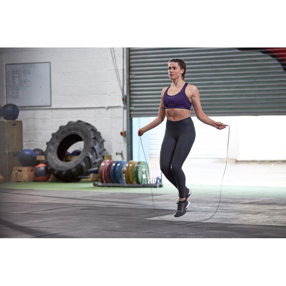Woman training with the Adidas Essential Skipping Rope