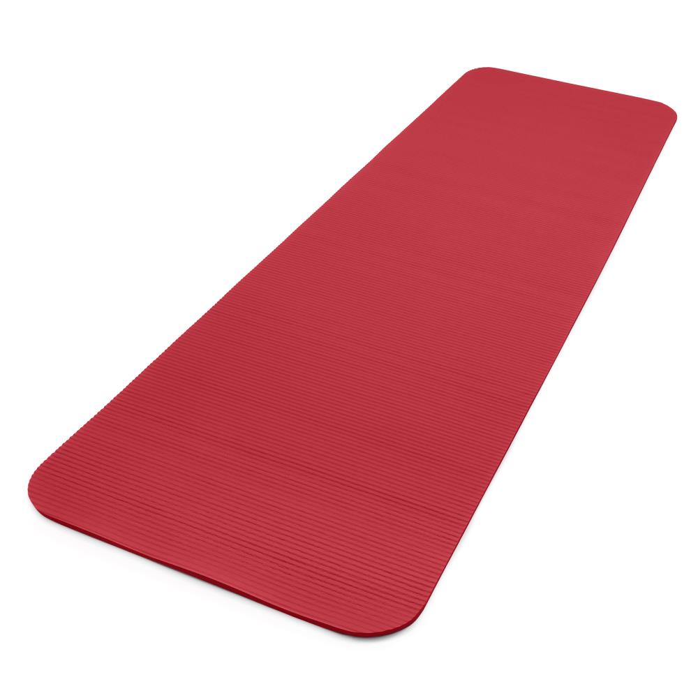 Adidas 10mm Fitness Mat - Red Anti-Slip Design