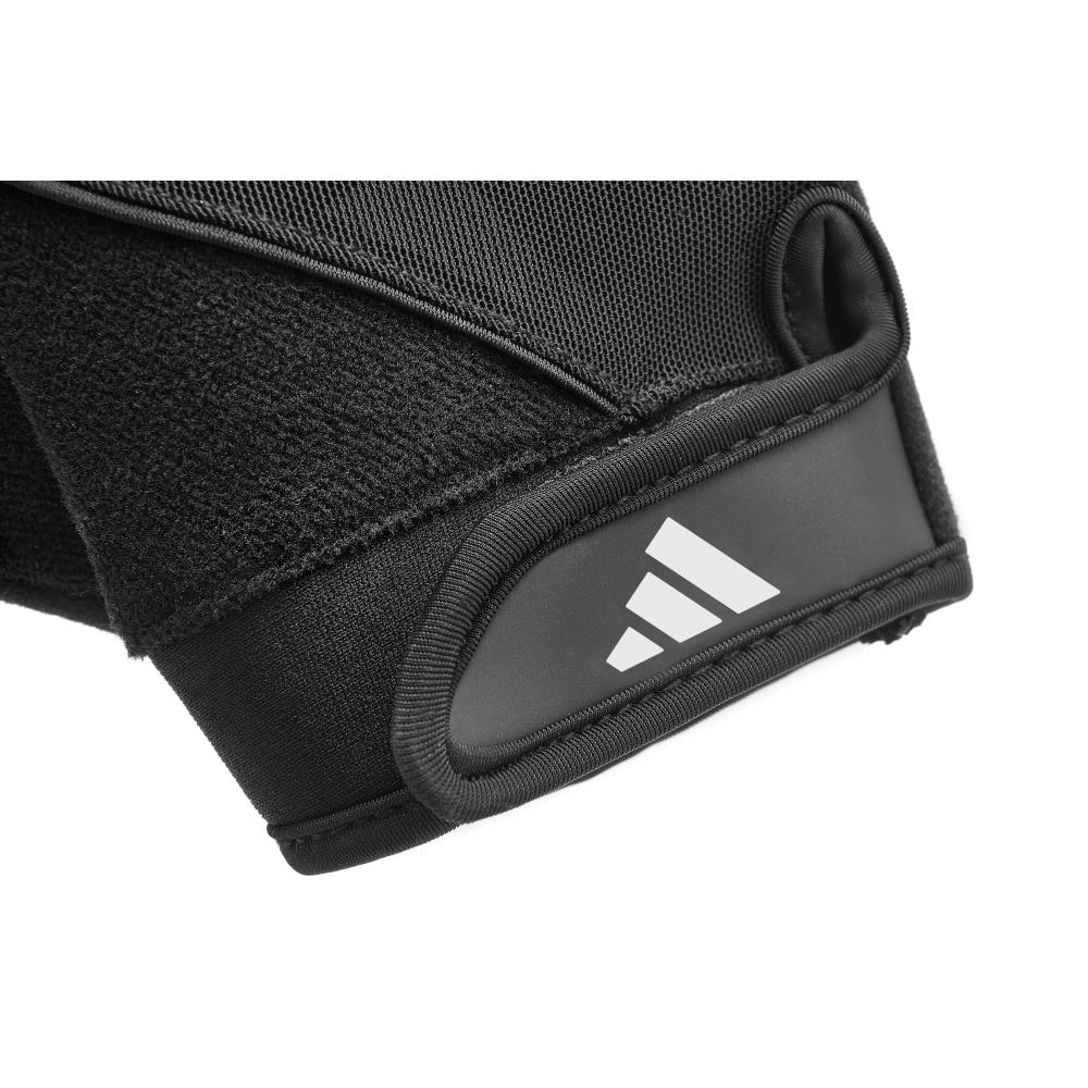 Adidas Half Finger Performance Gloves - Black Cuff