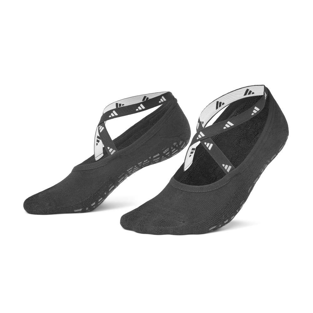 Pair of Adidas Studio Yoga Socks Black