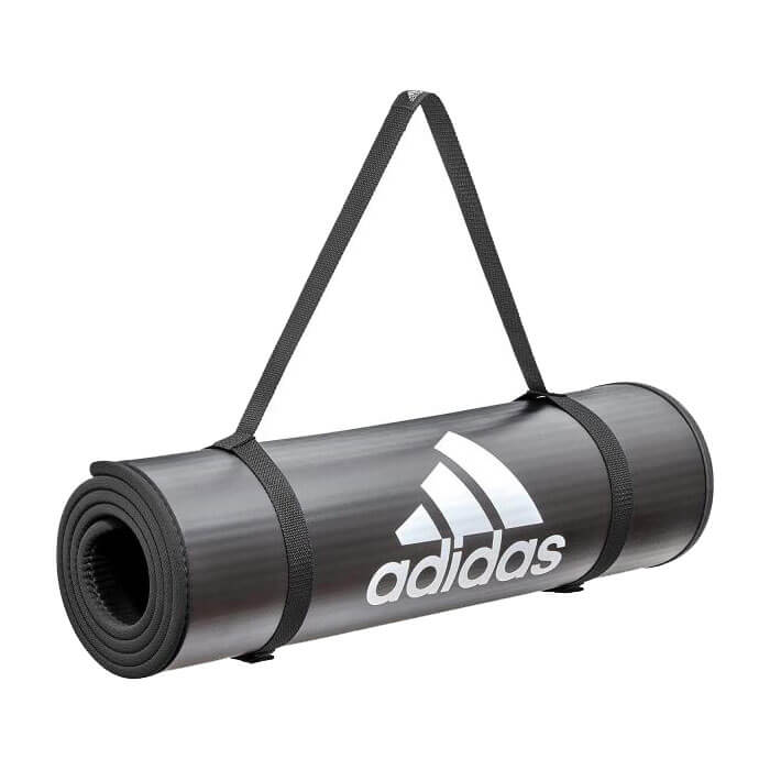 Adidas Training Mat - Black with Carry Strap