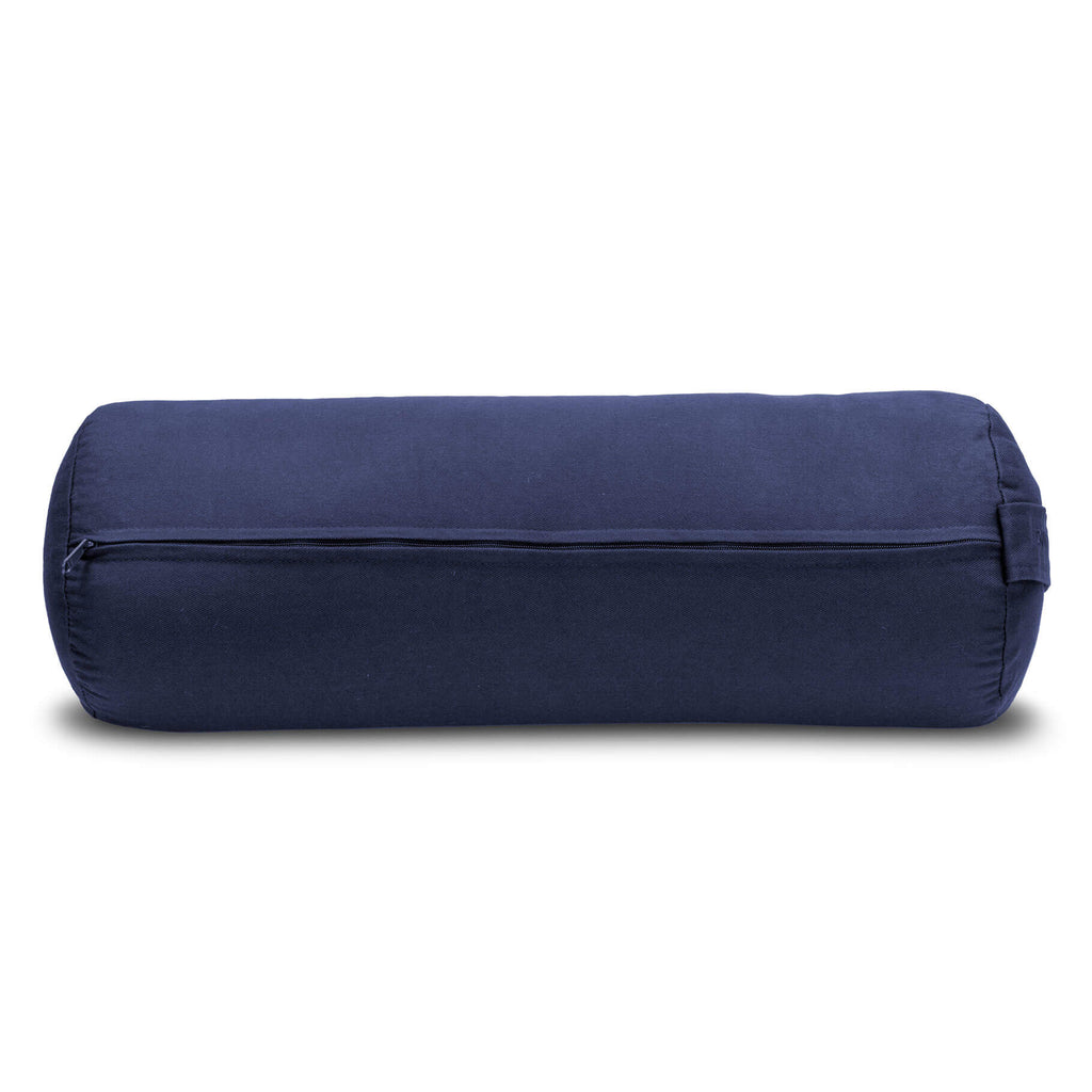 Fitness Mad Buckwheat Yoga Bolster Zip - Blue