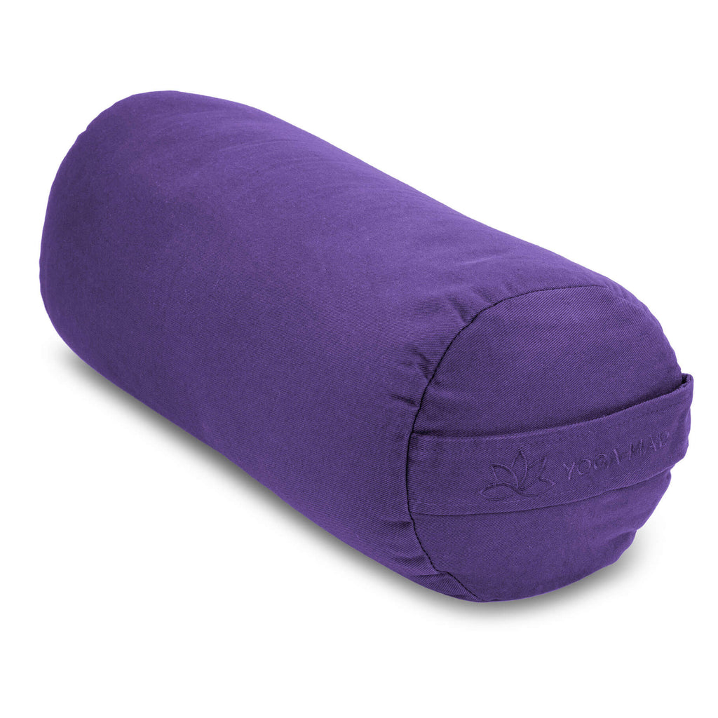Fitness Mad Buckwheat Yoga Bolster - Purple