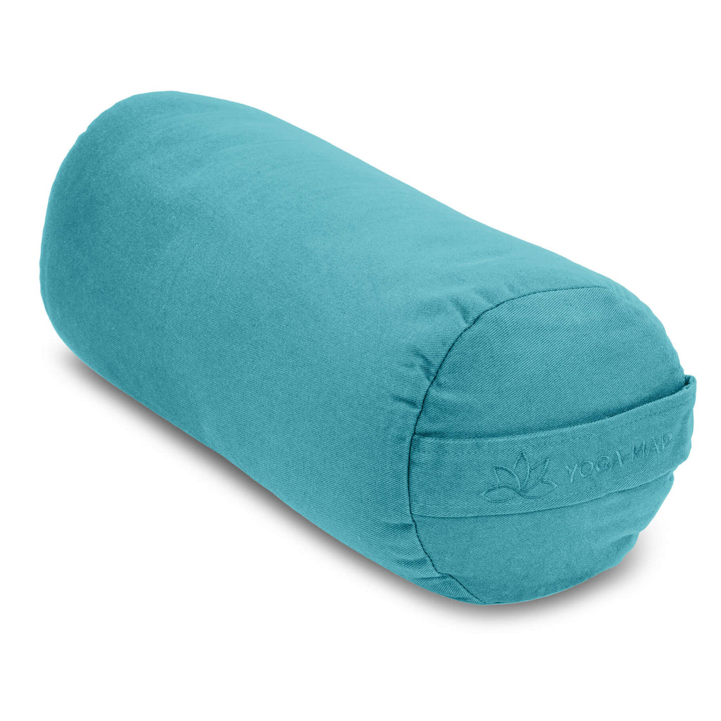 Fitness Mad Buckwheat Yoga Bolster - Teal