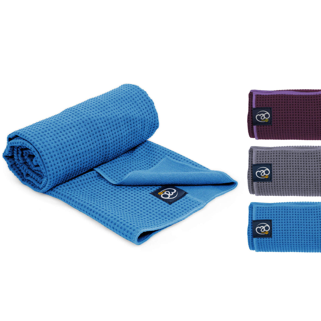 Fitness Mad Grip Dot Hot Yoga Towel Colours