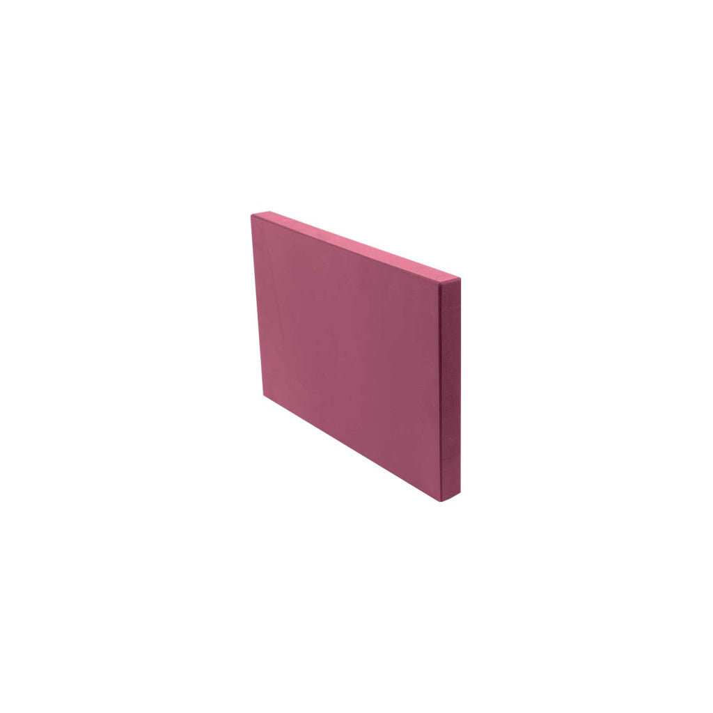 Fitness Mad 1 Inch Half Yoga Block Burgundy