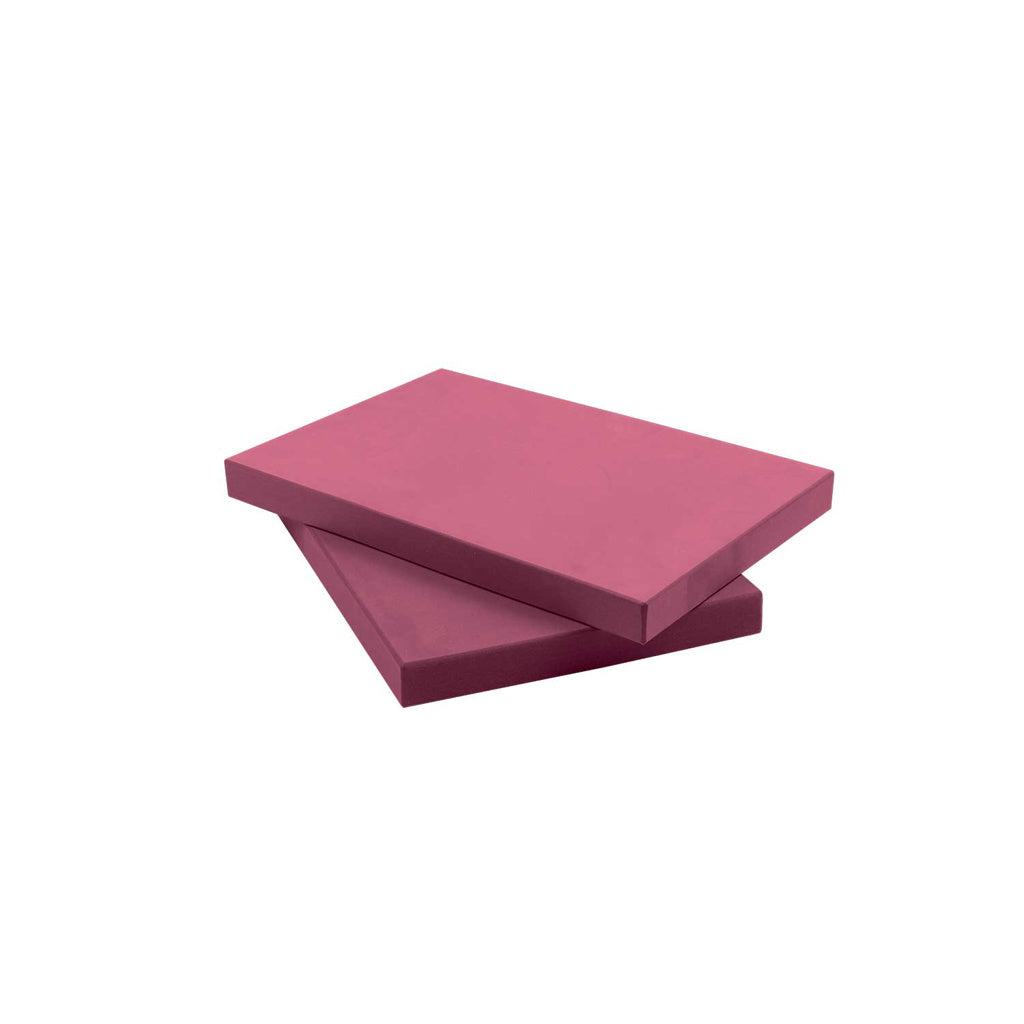 Fitness Mad Half Yoga Block Burgundy