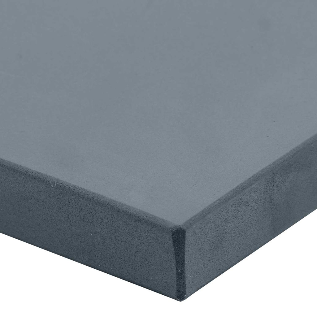 Fitness Mad Half Yoga Block Edges Grey