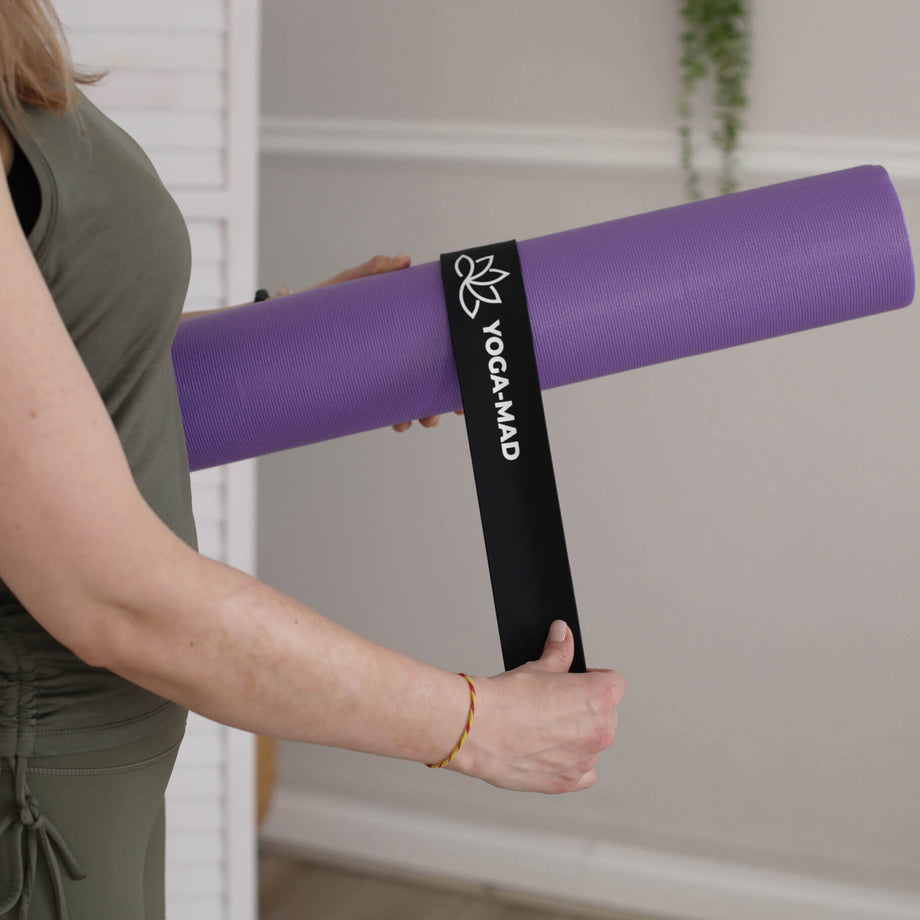 Correa Para Esterilla De Yoga Slim Panda - Banda De Silicona, 60x5 Cm, Mantiene La Esterilla Enrollada, Fácil De Usar, Varios Colores