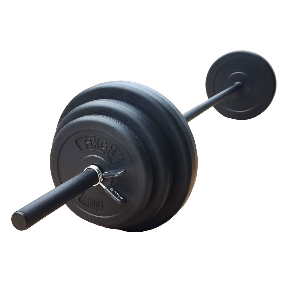 HXGN 20kg Adjustable 1 Standard Barbell Weight Set Workout For Less