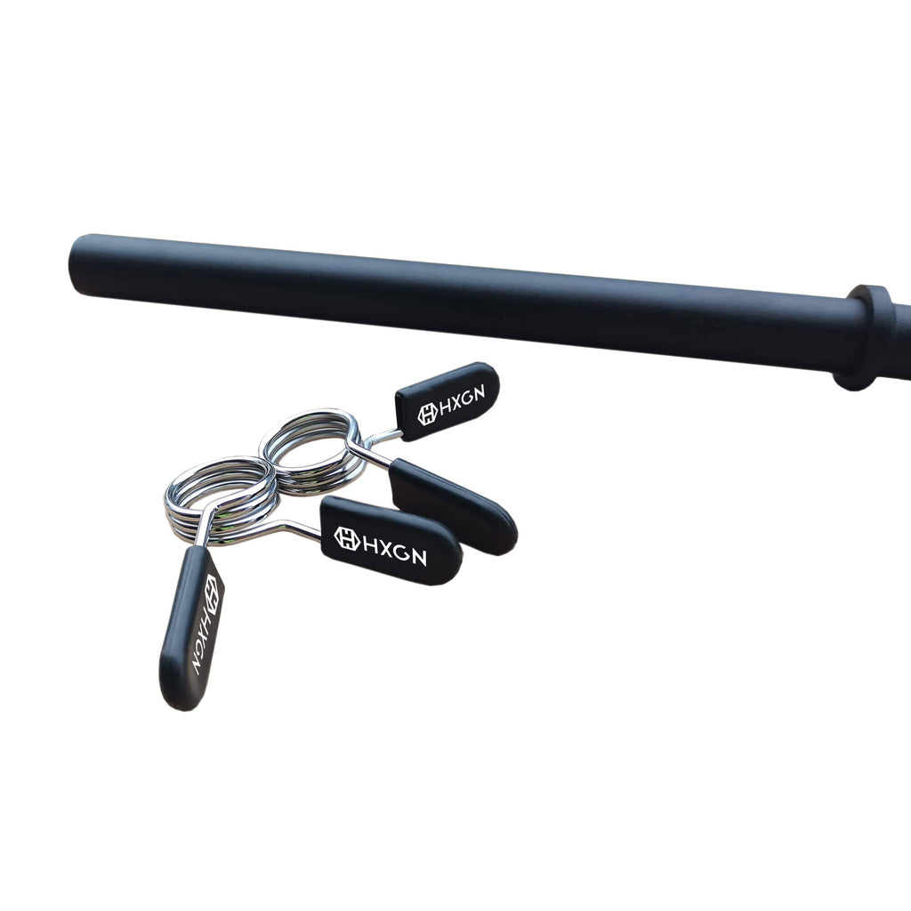 HXGN 1" Standard Barbell Sleeve with Spring Collars