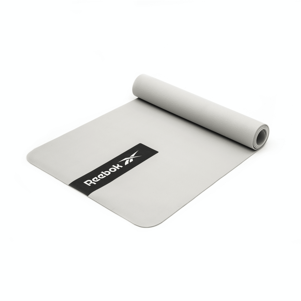 Reebok Studio Yoga Mat - Grey - Rolled Up