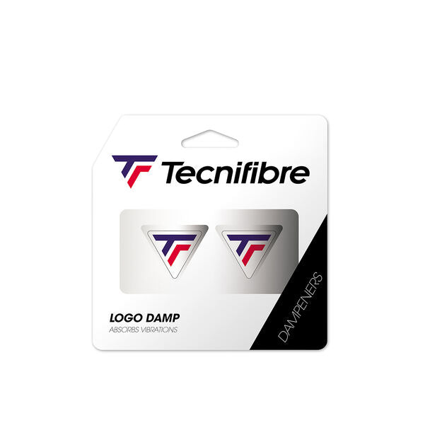 Tecnifibre Logo Tennis Racket Vibration Dampener Tricolour