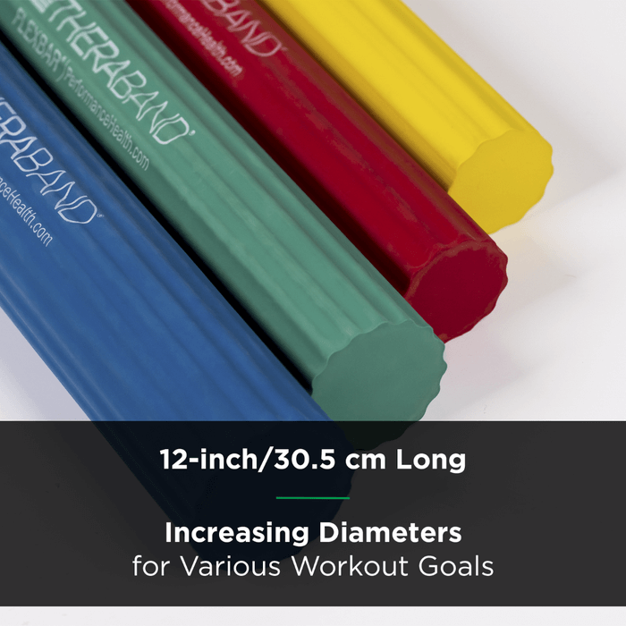 TheraBand FlexBar Extra Light Resistance Yellow Workout For Less