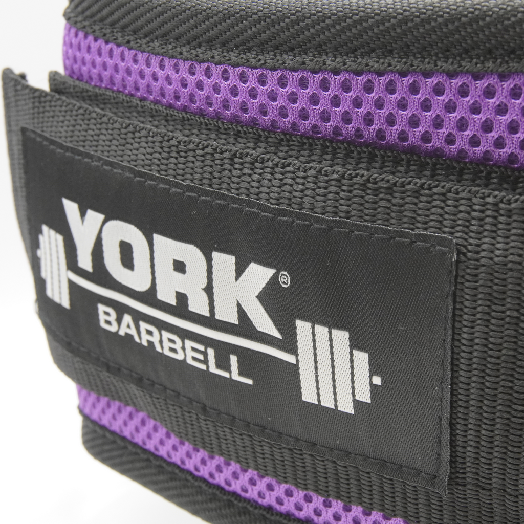 Purple York Barbell gym belt