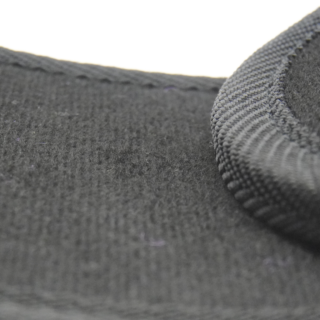 Fabric on workout belt