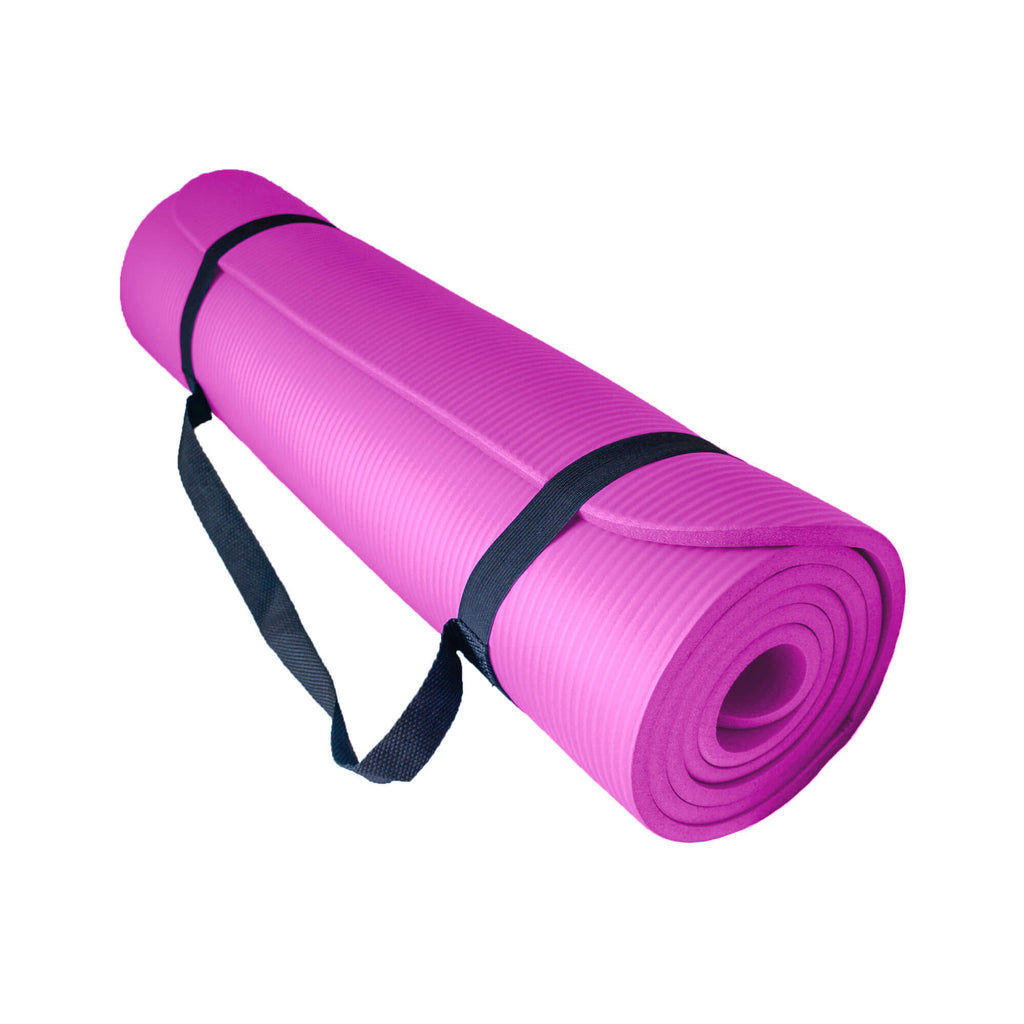 Azure 10mm Exercise Mat - Pink
