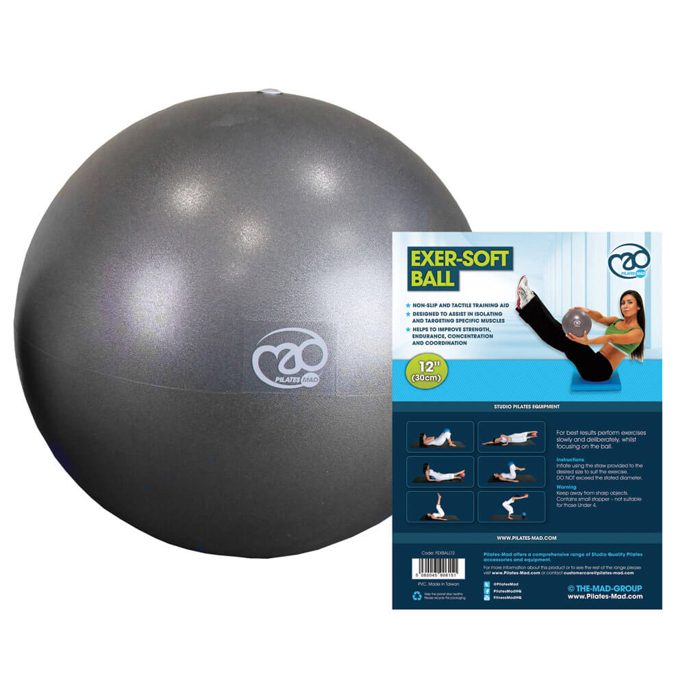 Fitness Mad 12 Inch Exer-Soft Ball with instructions