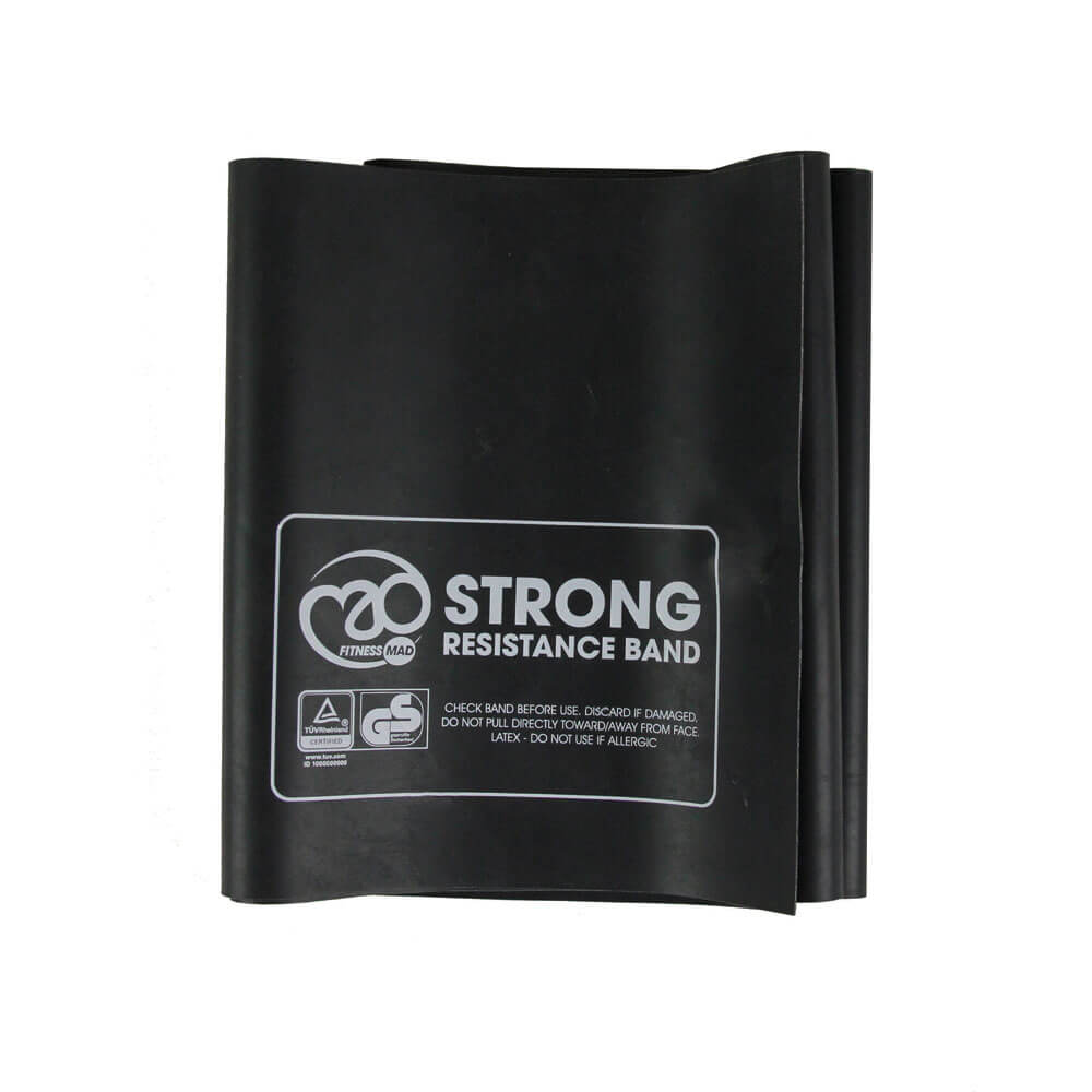 Fitness Mad Resistance Band - Strong, Black