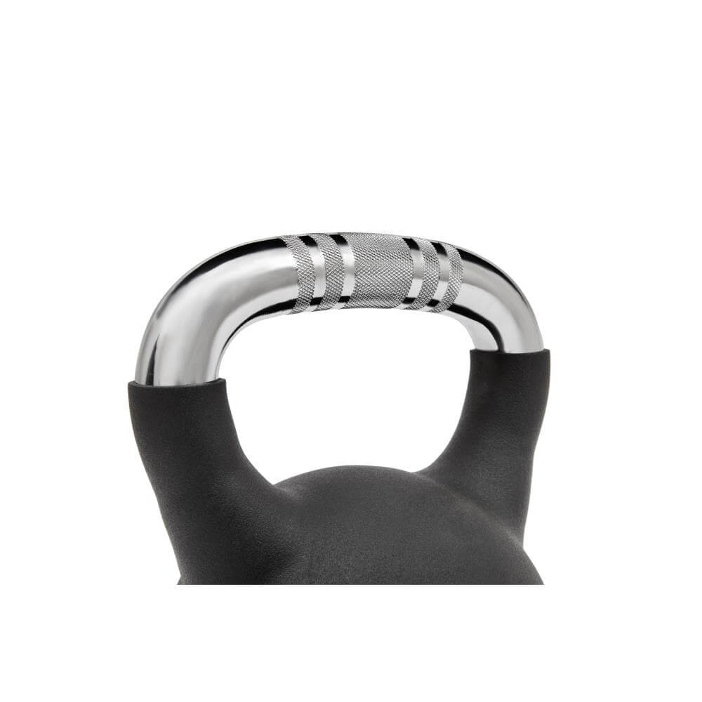 handle of an adidas 12kg kettlebell