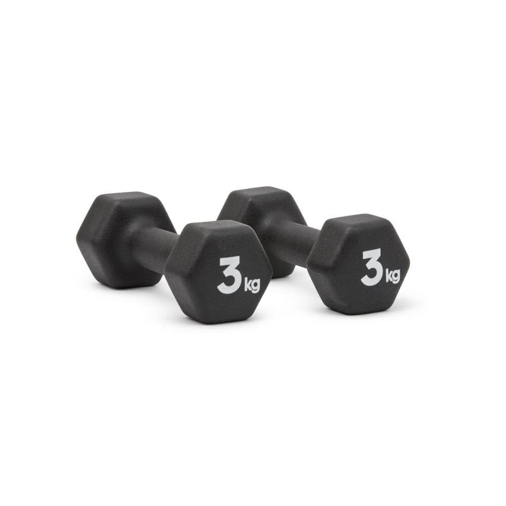 Adidas 3kg Dumbbells - Black