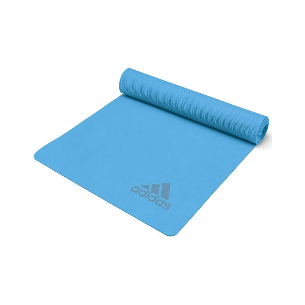 Adidas 5mm Premium Yoga Mat - Glow Blue