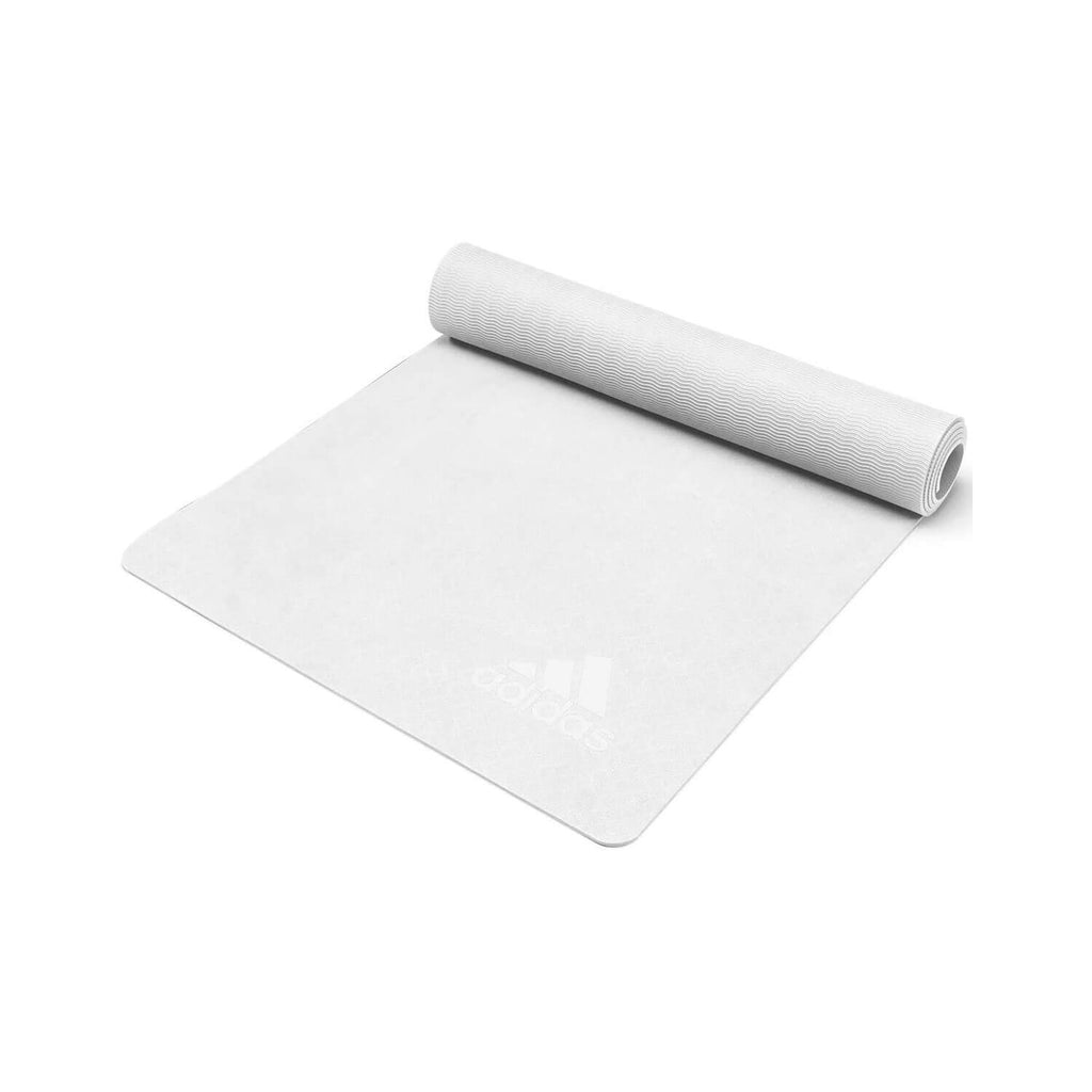 Adidas 5mm Premium Yoga Mat - White