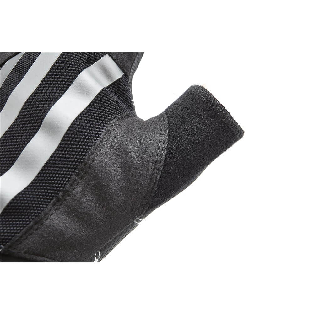 Adidas Elite Weight Lifting Training Gloves - Silver Stripes