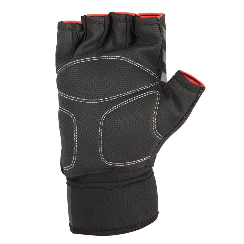 Adidas Half Finger Weight Lifting Gloves - Black/White