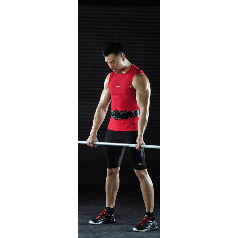 Adidas Leather Weight Lifting Belt - Gym Workout