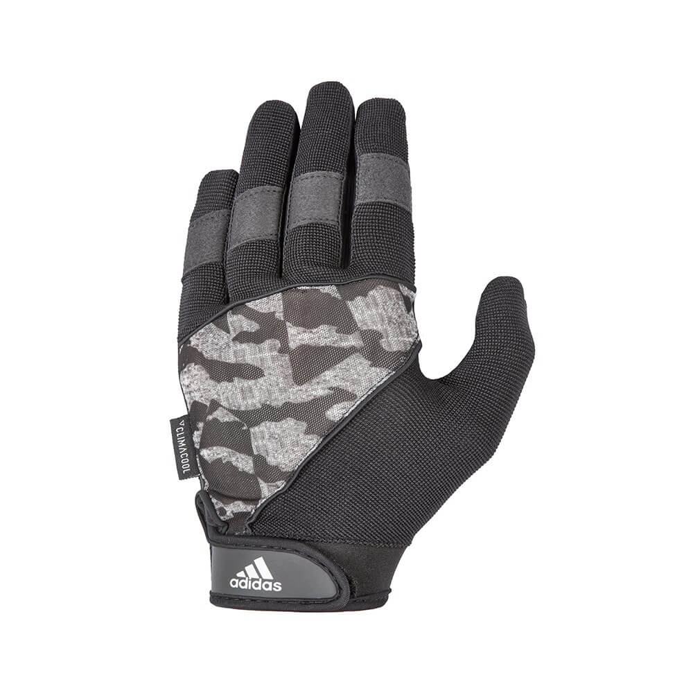 Adidas Full Finger Performance Gloves - Grey Camouflage