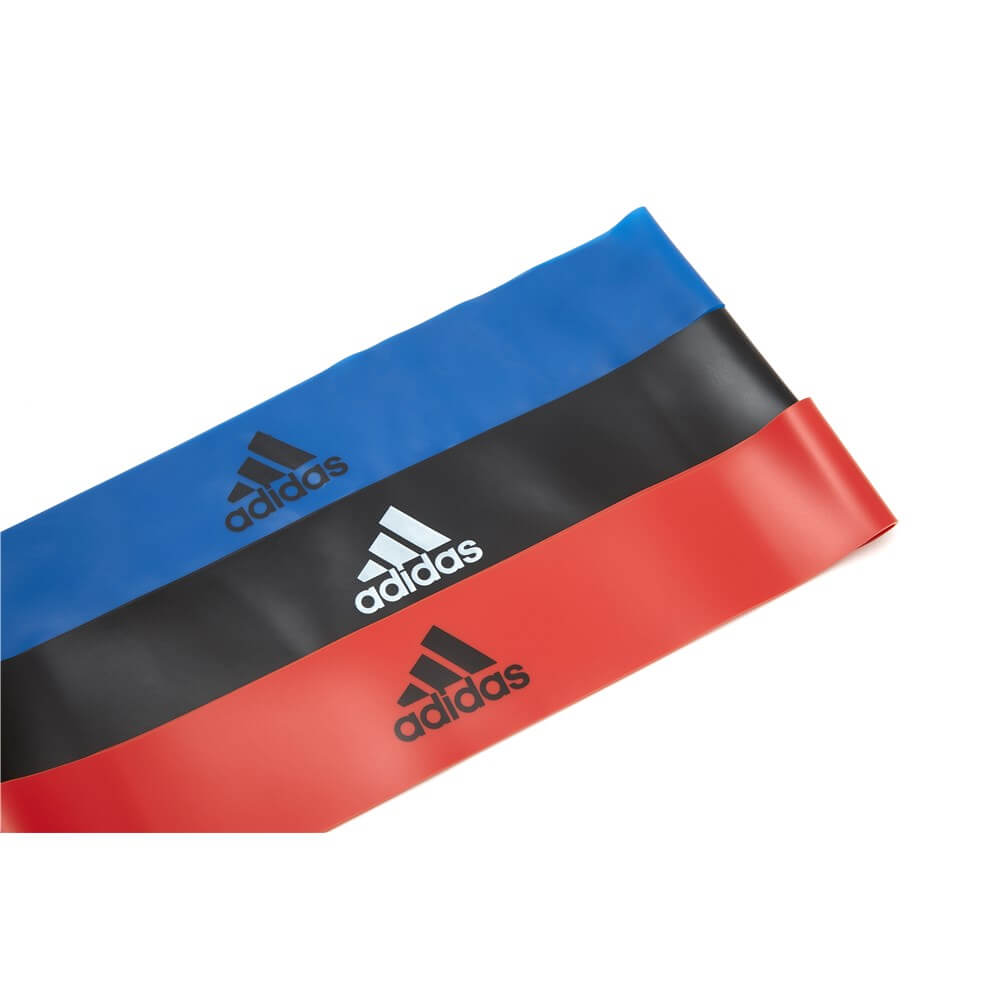 Adidas Mini Resistance Bands - Blue, black and red